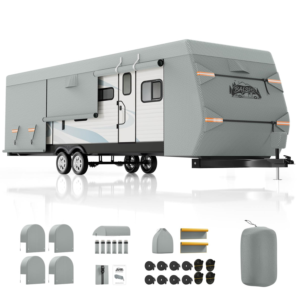 Heavy Duty Waterproof RV Cover 14-16ft P4034