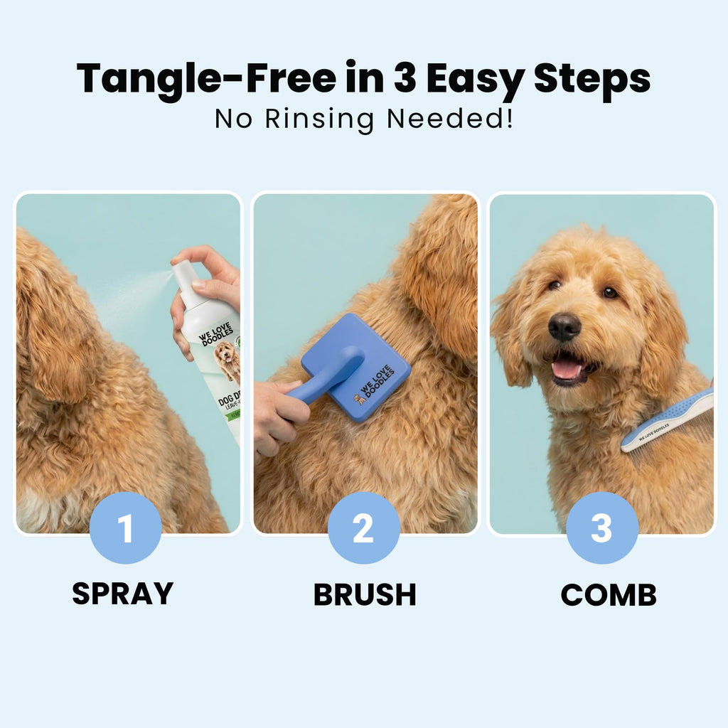 Dog Detangler Spray, Leave-in Conditioner Spray, Lavender, 16 OZ K502377