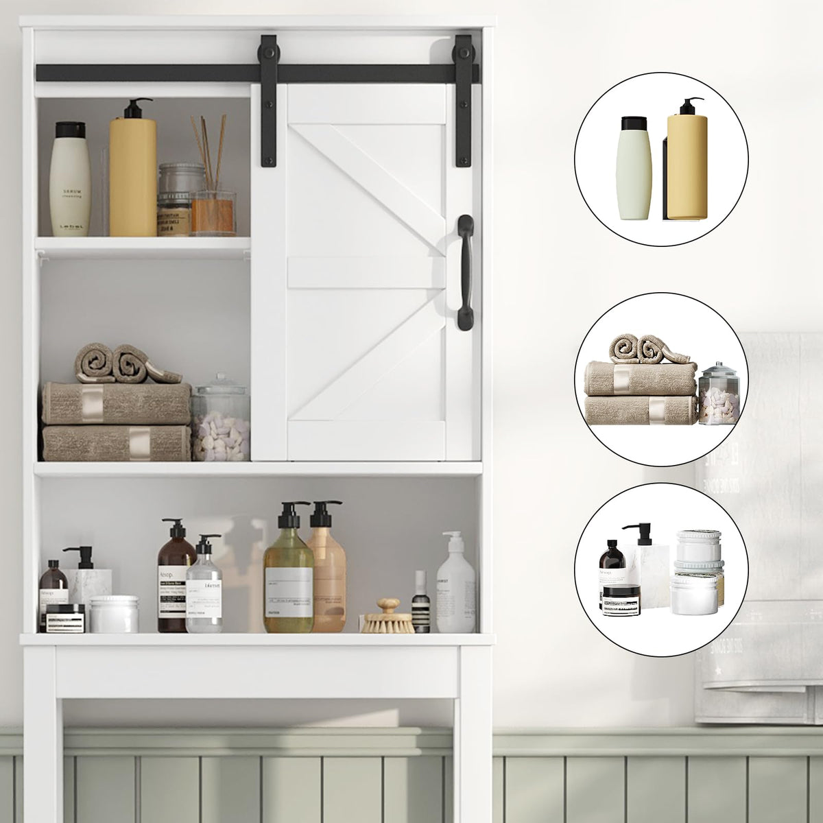 Over The Toilet Storage Cabinet, White J6360