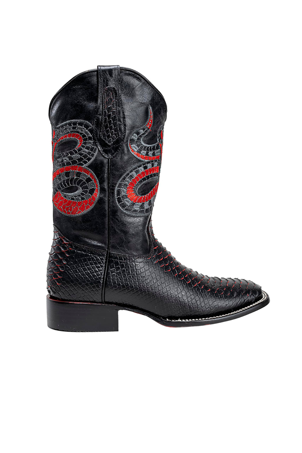 Men's Bi-tone Western Boot with Rubber Cap Y551