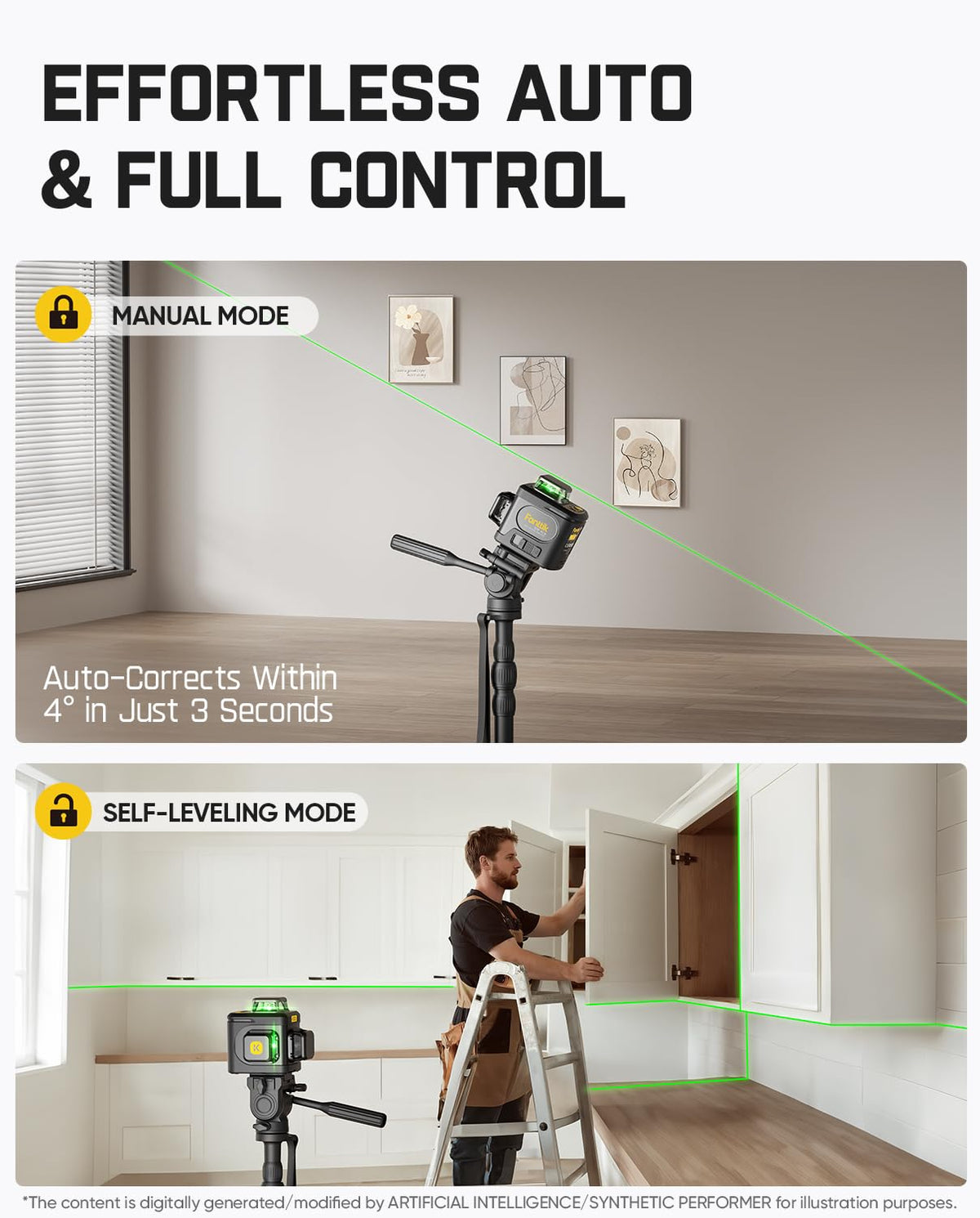 Laser Level 3x360° 16 Lines Self-Leveling R312