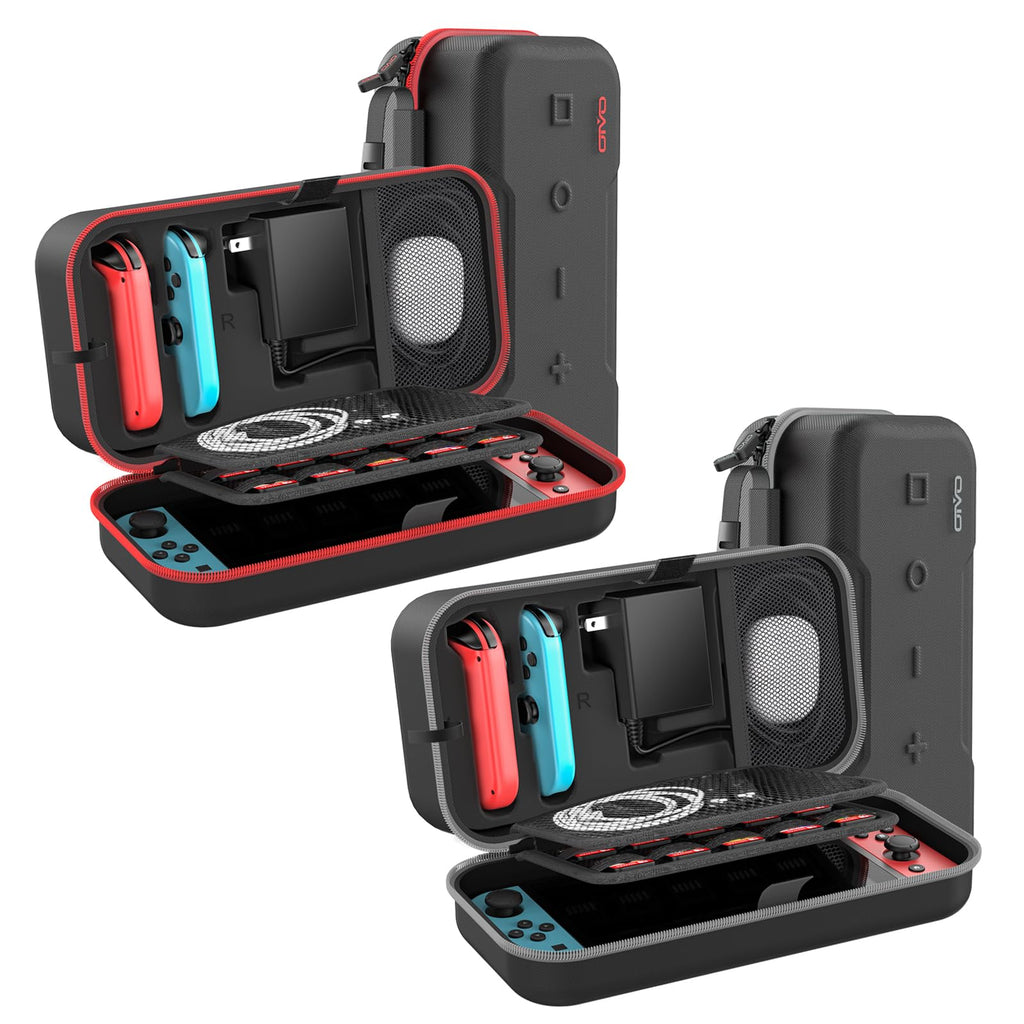 Red & Grey Portable Carrying Case V590590
