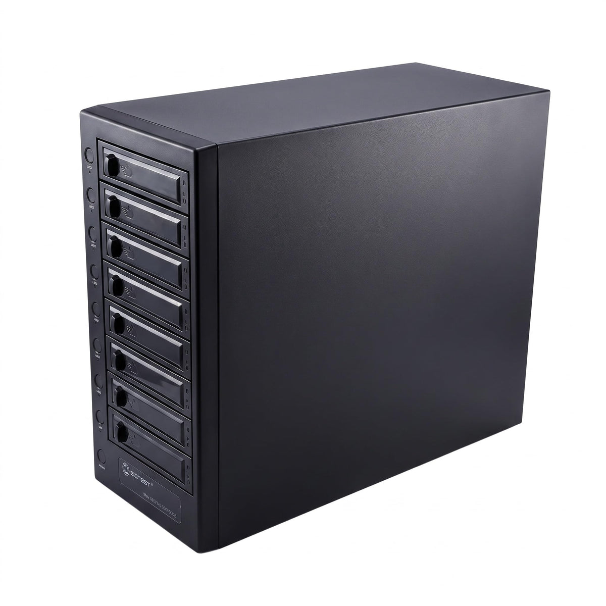 USB 4.0 40Gbps Type-C 8 Bay 2.5 Inch and 3.5 Inch SATA Hard Drive Enclosure L5118