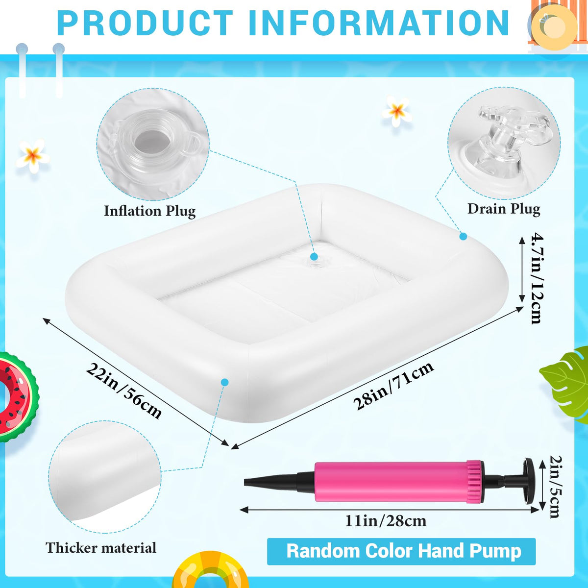Inflatable Floating Serving Bar with Pump B771