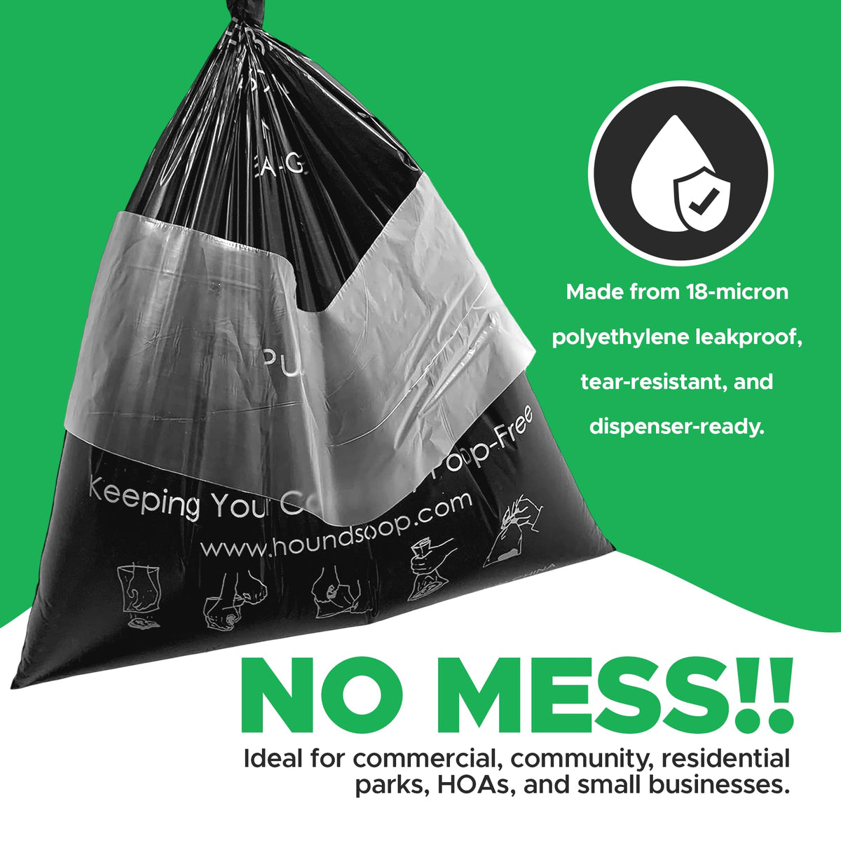 XL Pull-Strap Header Pet Waste Bags H436822