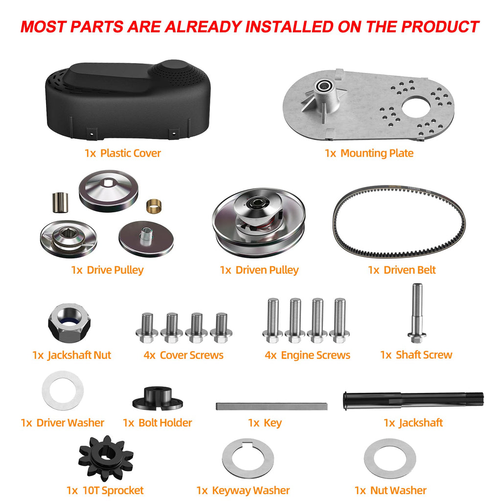 3/4 Bore 6.5 HP Torque Converter Kit W6602