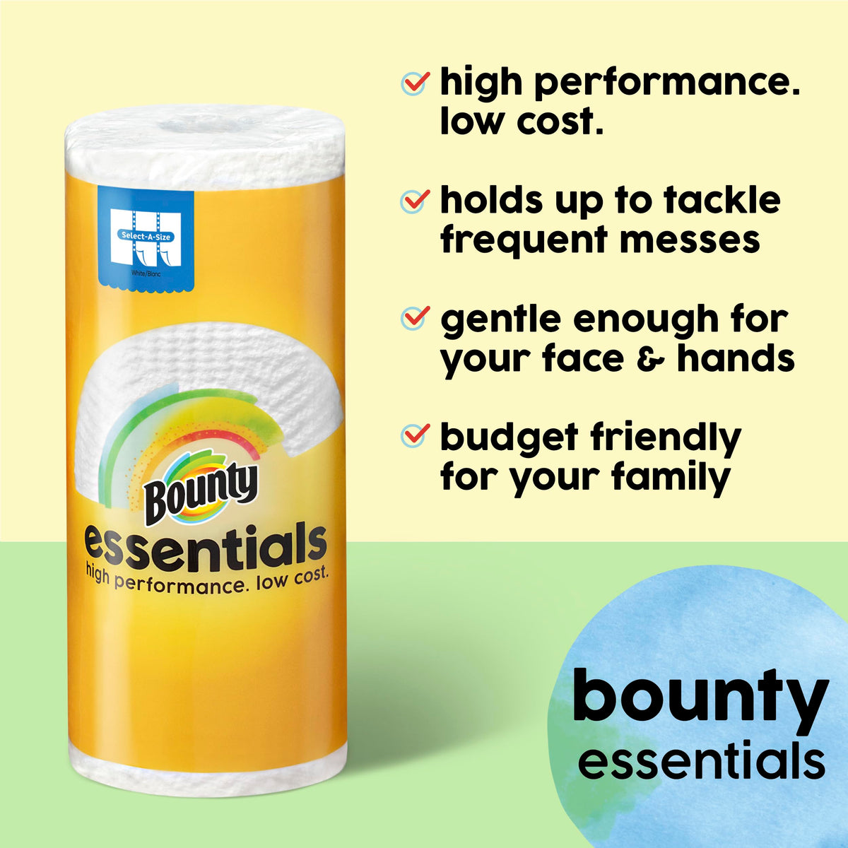 Select-A-Size White Paper Towels, 2 Triple Rolls B704112
