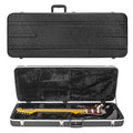 ABS Electric Guitar Hard Case 1.1 Inch Foam Plush Interior Black S7698