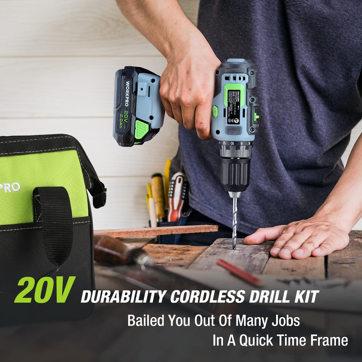 20V Cordless Drill Driver Kit R45805
