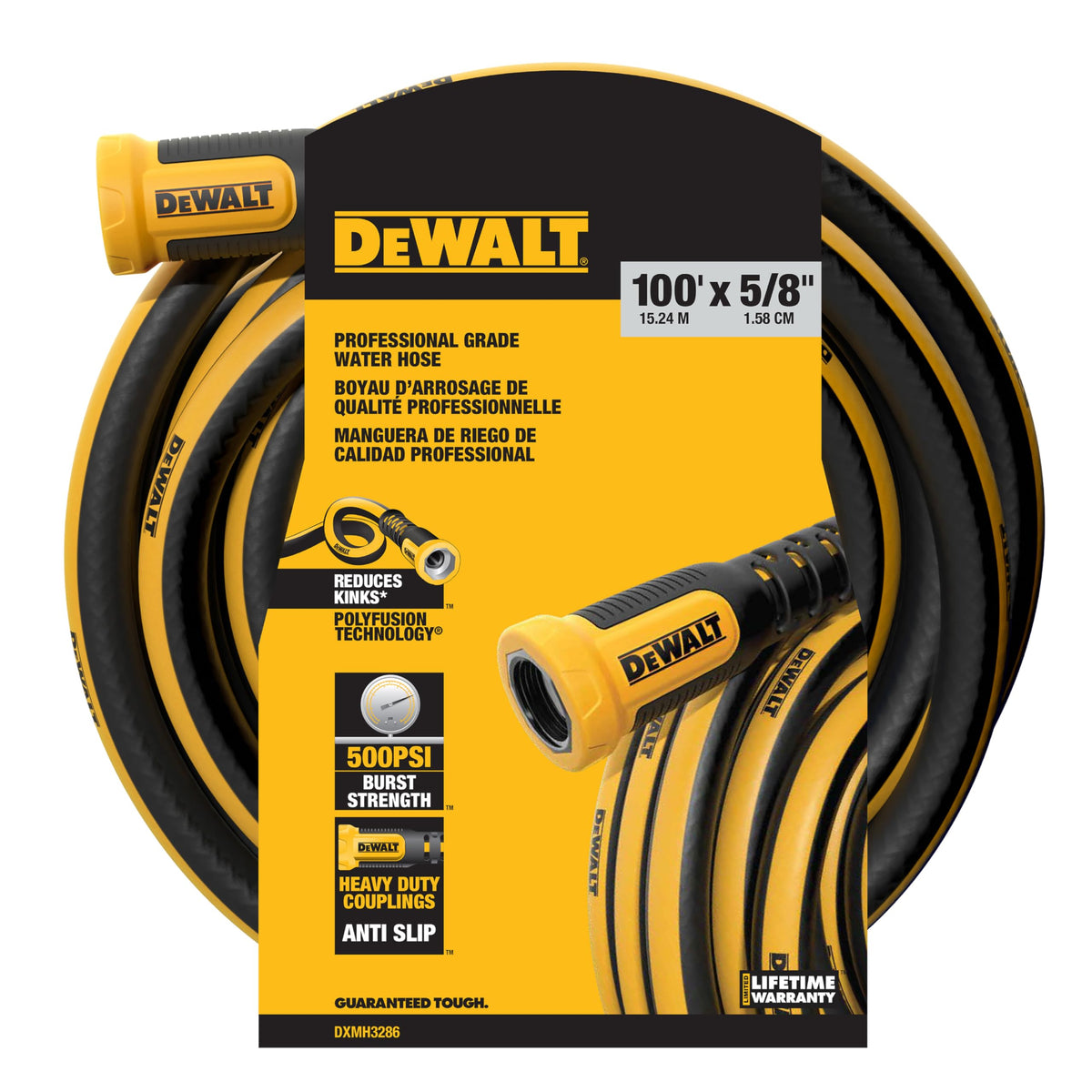 Heavy Duty Garden Hose 100 Feet x 5/8 Inch D7888