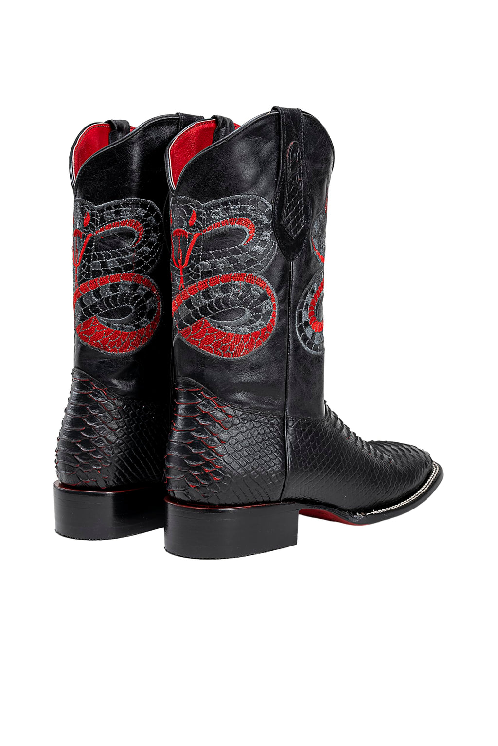 Men's Bi-tone Western Boot with Rubber Cap Y551