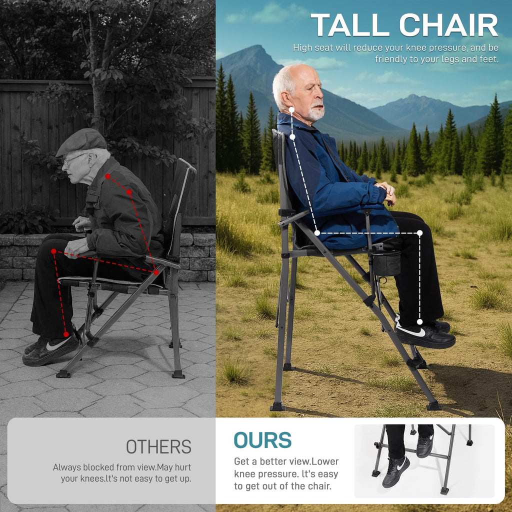 Tall Foldable Camping Chair Q93954