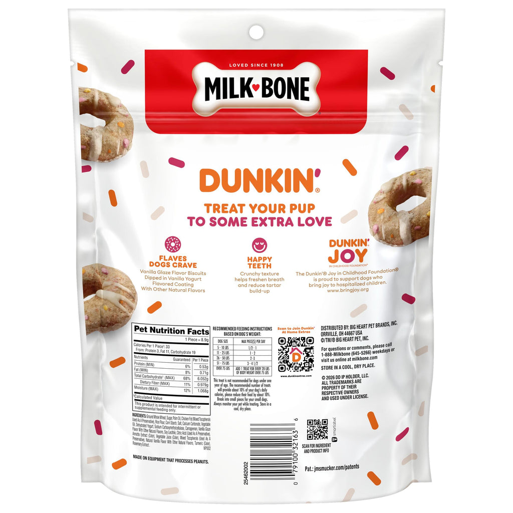 Vanilla Glaze Flavor Dog Biscuits, 8 Oz. I64446