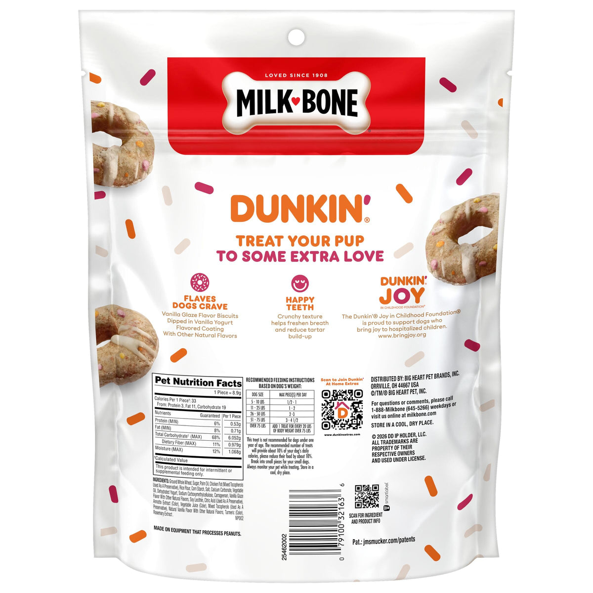 Vanilla Glaze Flavor Dog Biscuits, 8 Oz. I64446
