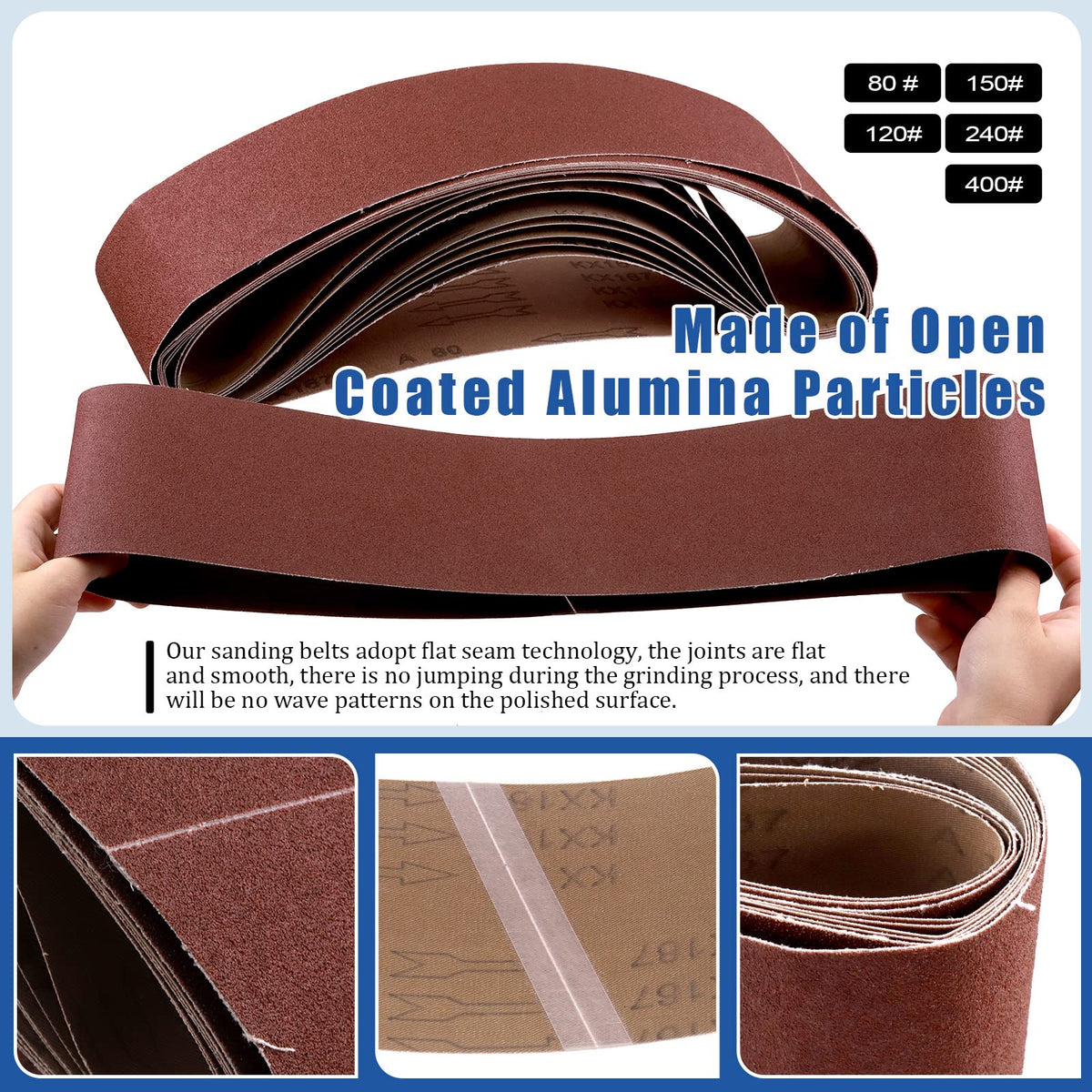 23Pcs Sanding Belts and Sanding Discs Set E293983