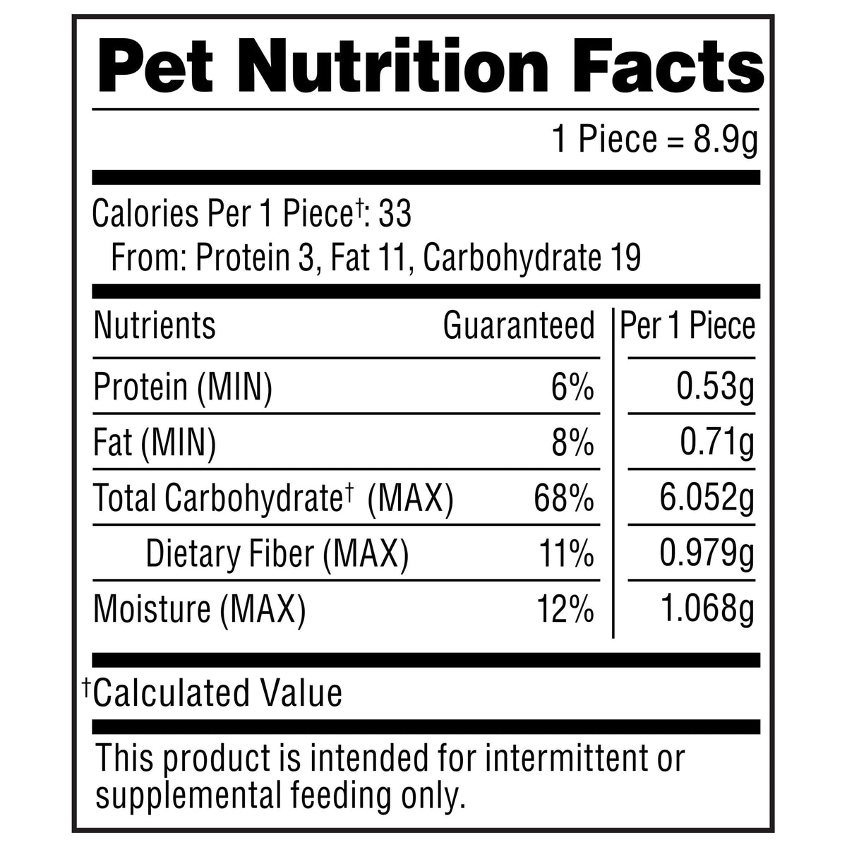 Vanilla Glaze Flavor Dog Biscuits, 8 Oz. I64446