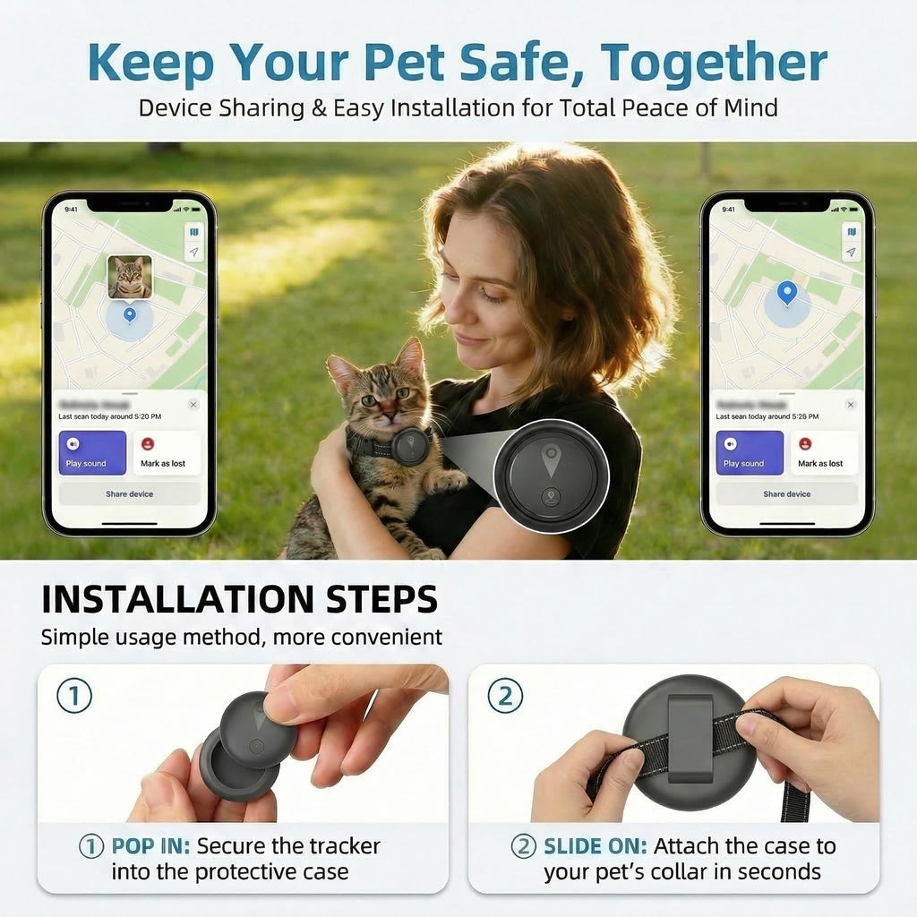 GPS Pet Tracker for Dogs & Cats H5521