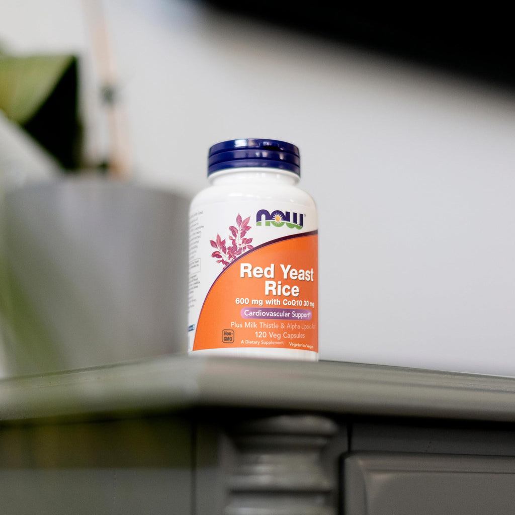 Red Yeast Rice with CoQ10, Milk Thistle, ALA, 120 Veg Caps V11800