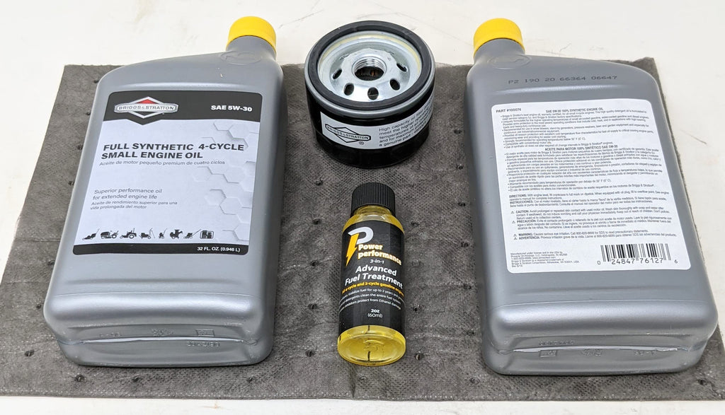 5W-30 Full Synthetic Engine Oil Change Kit with Filter and Fuel Treatment B254648