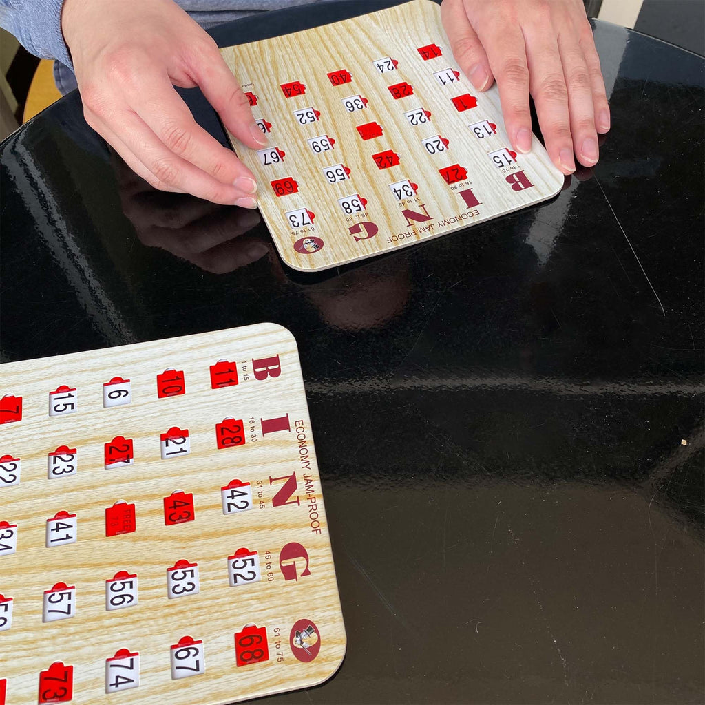 Bingo Cards with Sliding Windows 100 Pack U889
