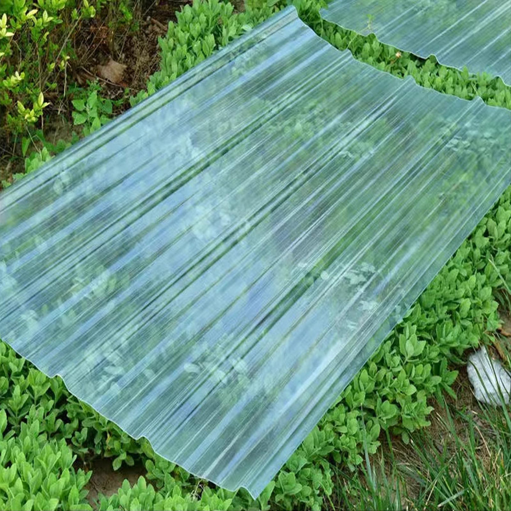 Corrugated Fiberglass Roofing Panels 8 pcs 35x63in O666242