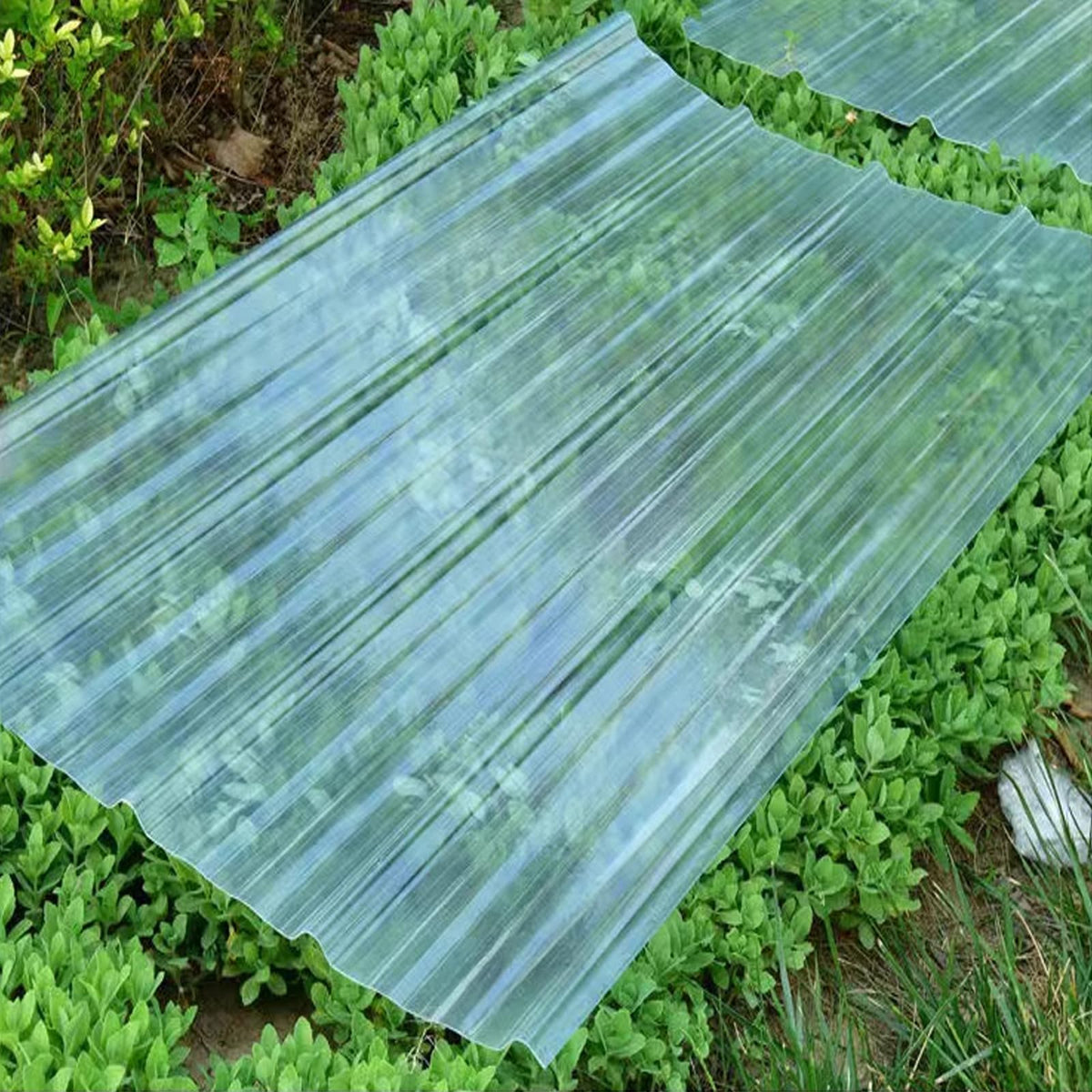Corrugated Fiberglass Roofing Panels 8 pcs 35x63in O666242