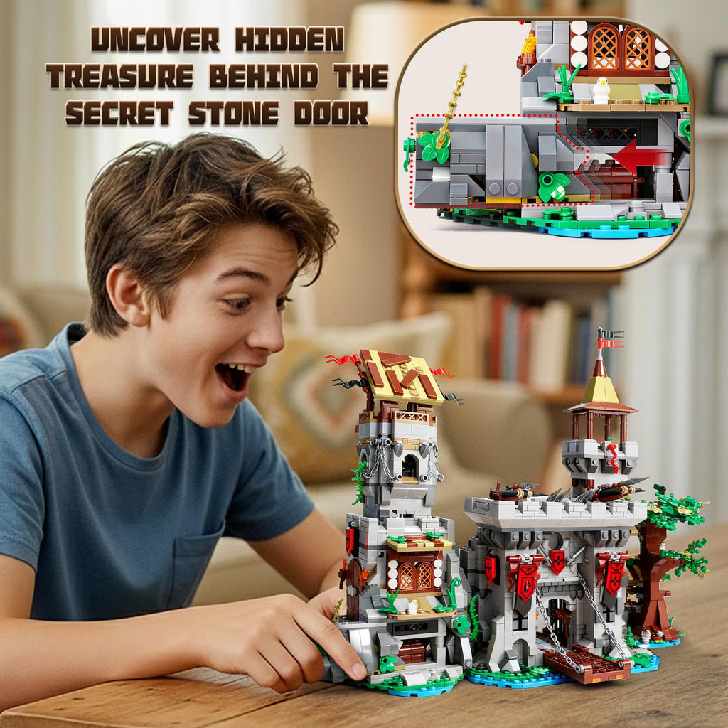 2568 PCS Medieval Castle Building Blocks Set P977596