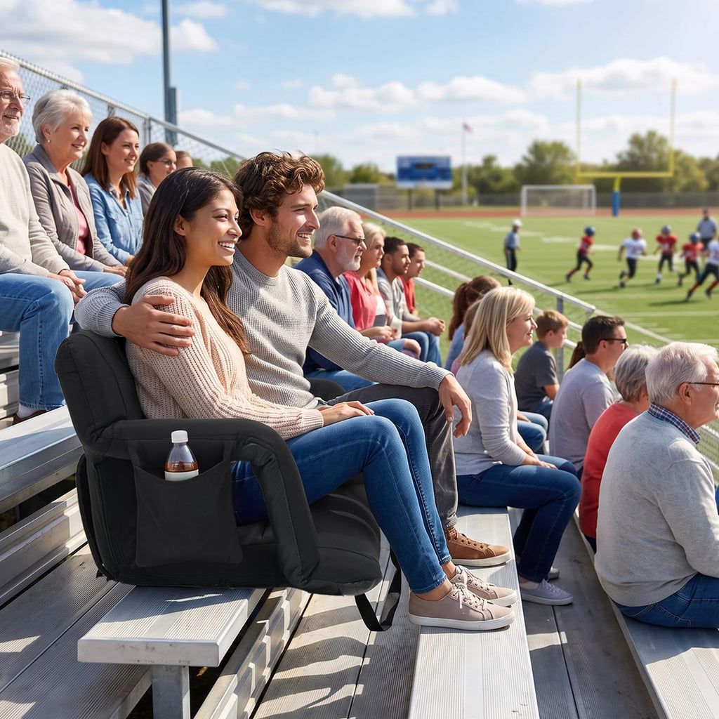 25in 2Pack Extra Thick Stadium Seat with Back Support X866807