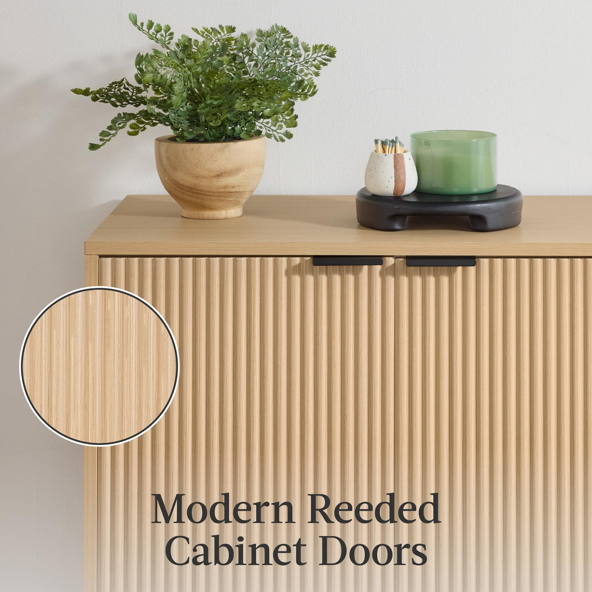 2-Door Storage Cabinet with Adjustable Shelves V7160