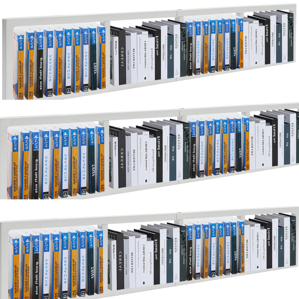 34 Inch White Metal CD Storage Shelf R952596