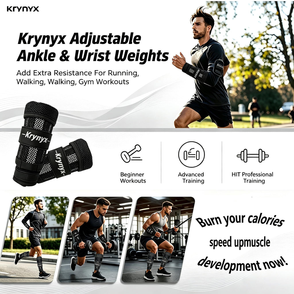 Adjustable Wrist Ankle Weights 10/20/30 lb V985858