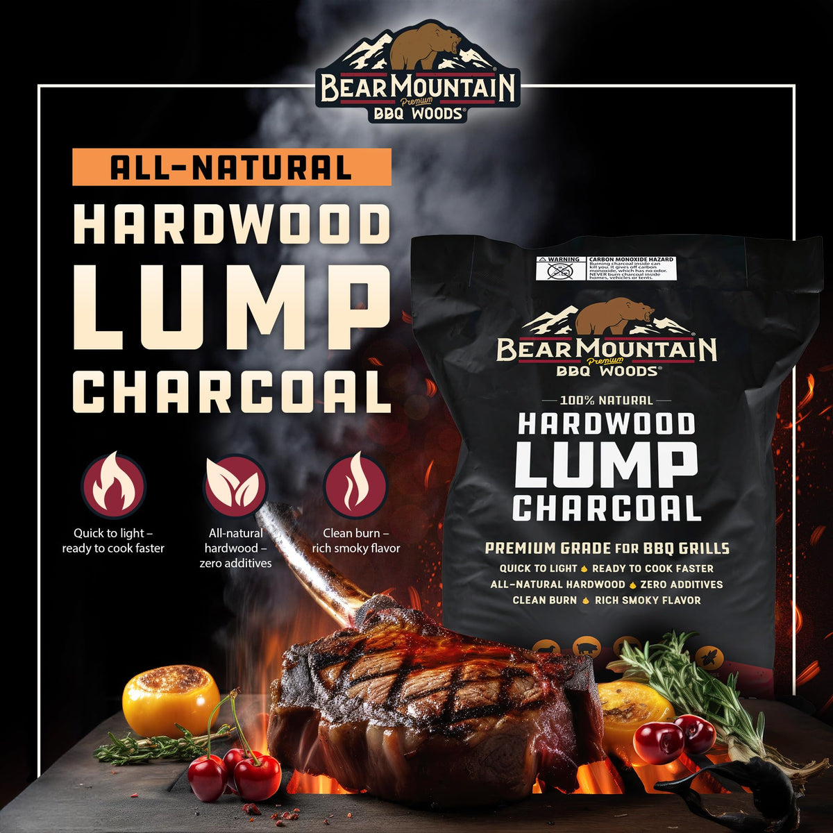 Hardwood Lump Charcoal N999485