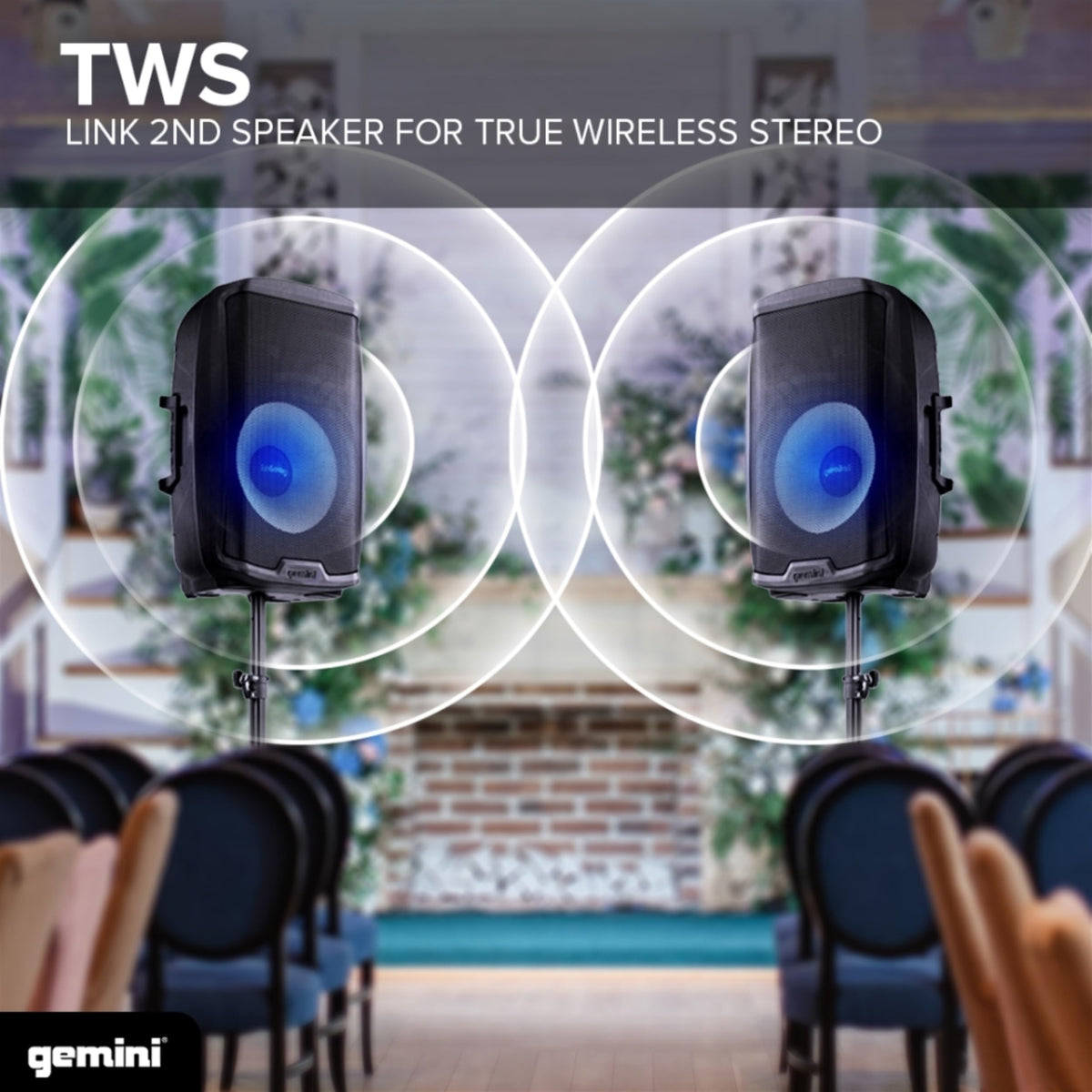 15" PA Speaker & Stand, 1000 Watts Z269