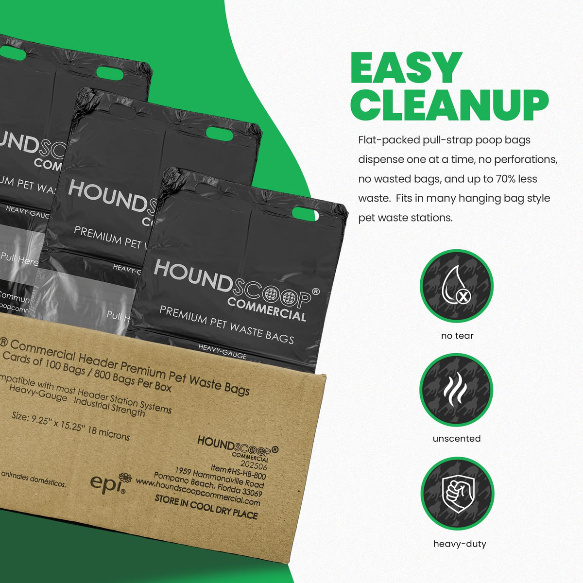 XL Pull-Strap Header Pet Waste Bags H436822