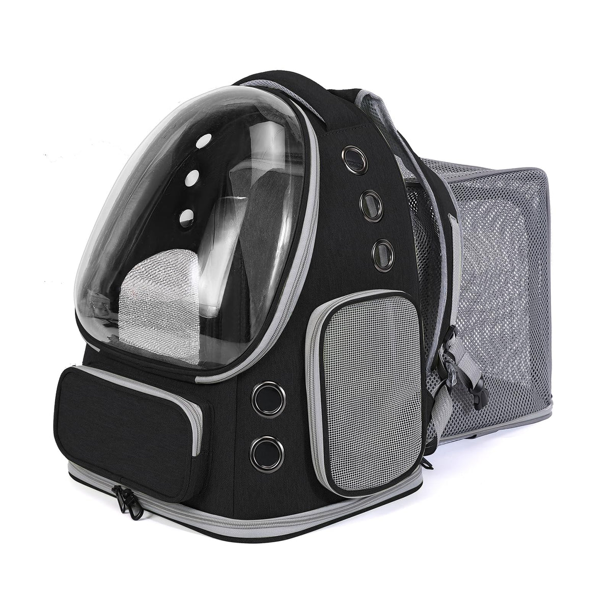 Black Expandable Cat Backpack Carrier G814