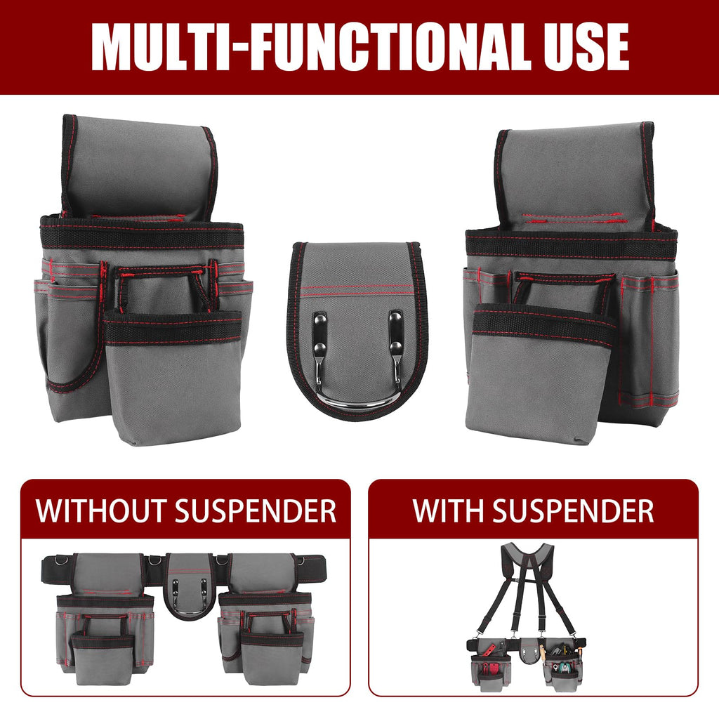 Heavy Duty 22 Pockets Adjustable Tool Belt F62155