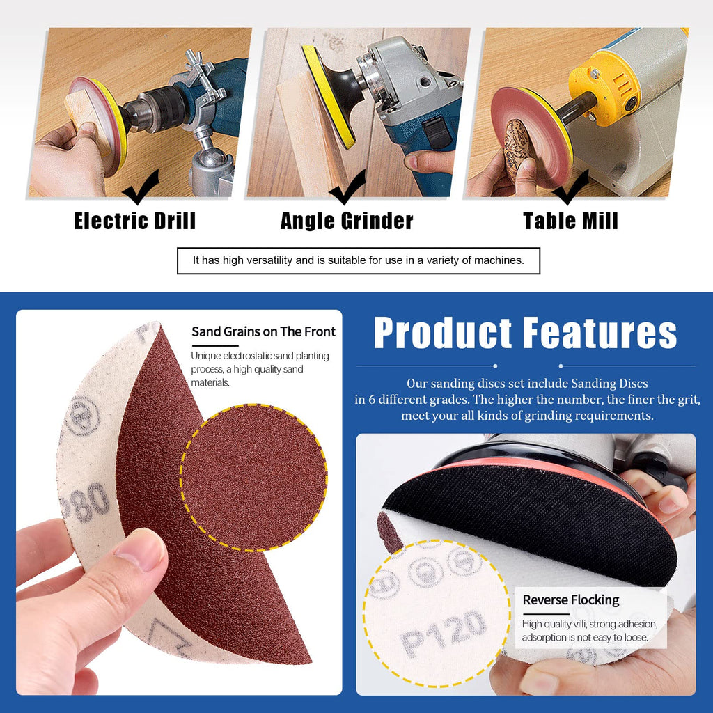 23Pcs Sanding Belts and Sanding Discs Set E293983
