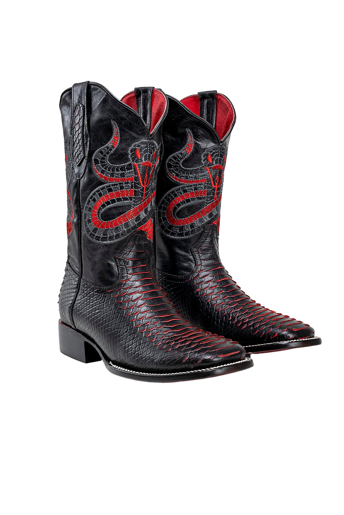 Men's Bi-tone Western Boot with Rubber Cap Y551