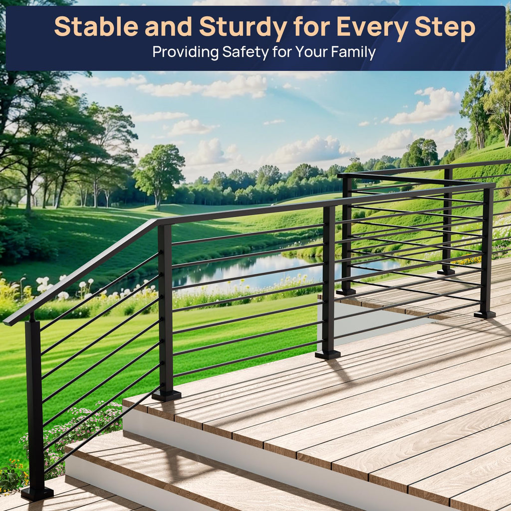 7 Pack 4.7 FT x 19/32 inch Aluminum Balusters R242572