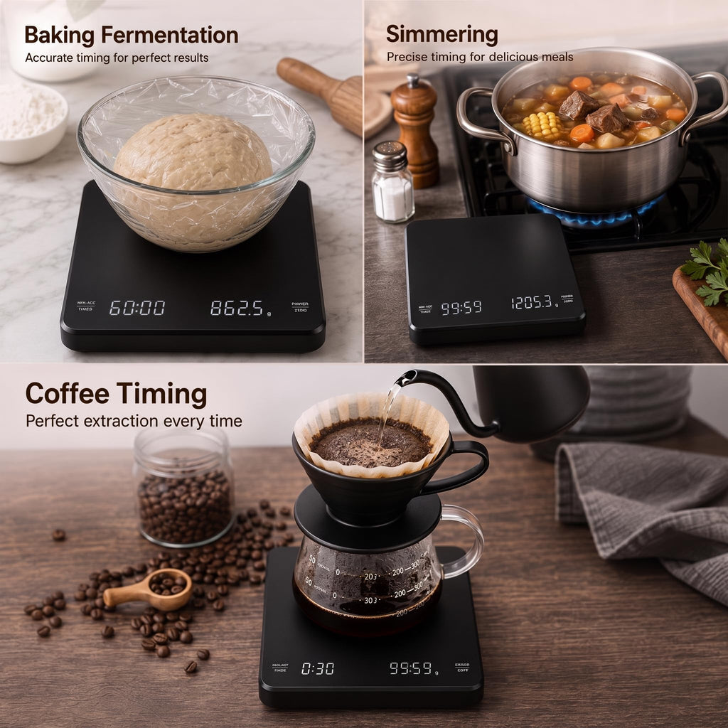 Rechargeable Digital Coffee Scale with Timer A506300