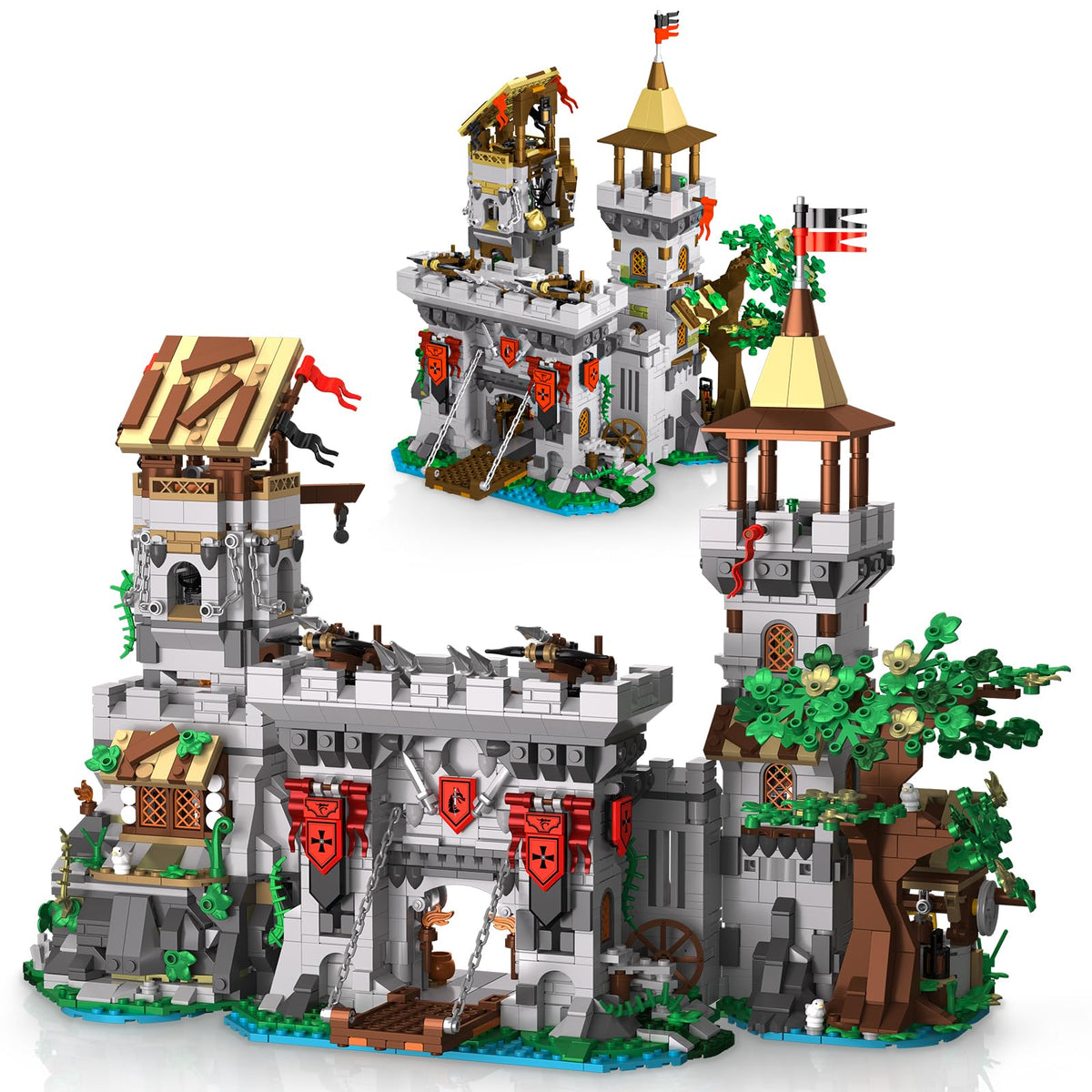 2568 PCS Medieval Castle Building Blocks Set P977596