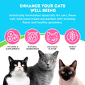 Chicken and Liver Flavor Soft Chews for Cats 60 Count T963835