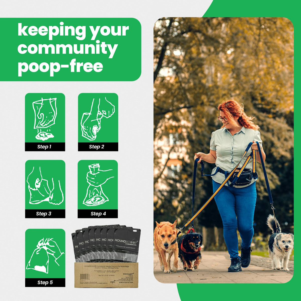 XL Pull-Strap Header Pet Waste Bags H436822