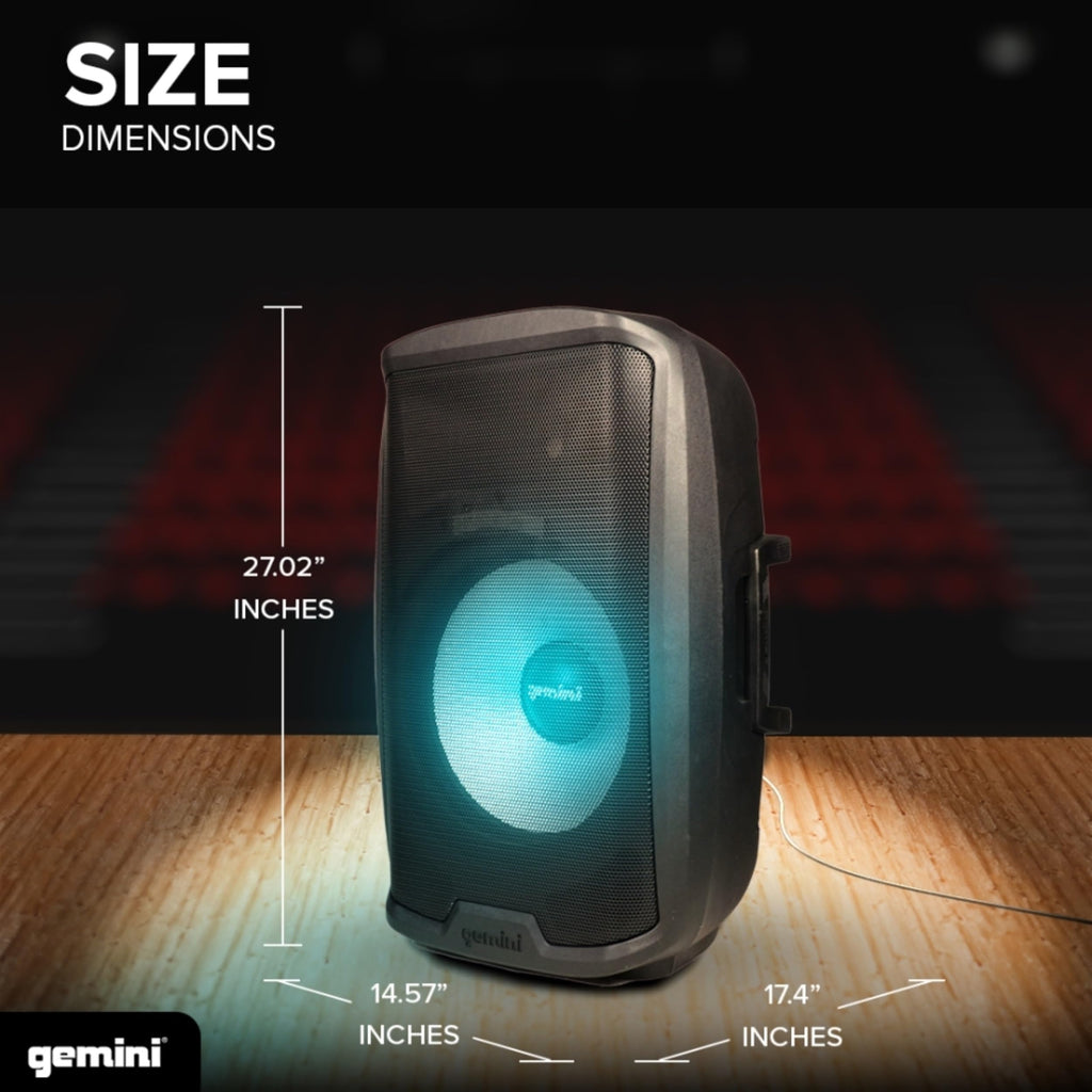 15" PA Speaker & Stand, 1000 Watts Z269