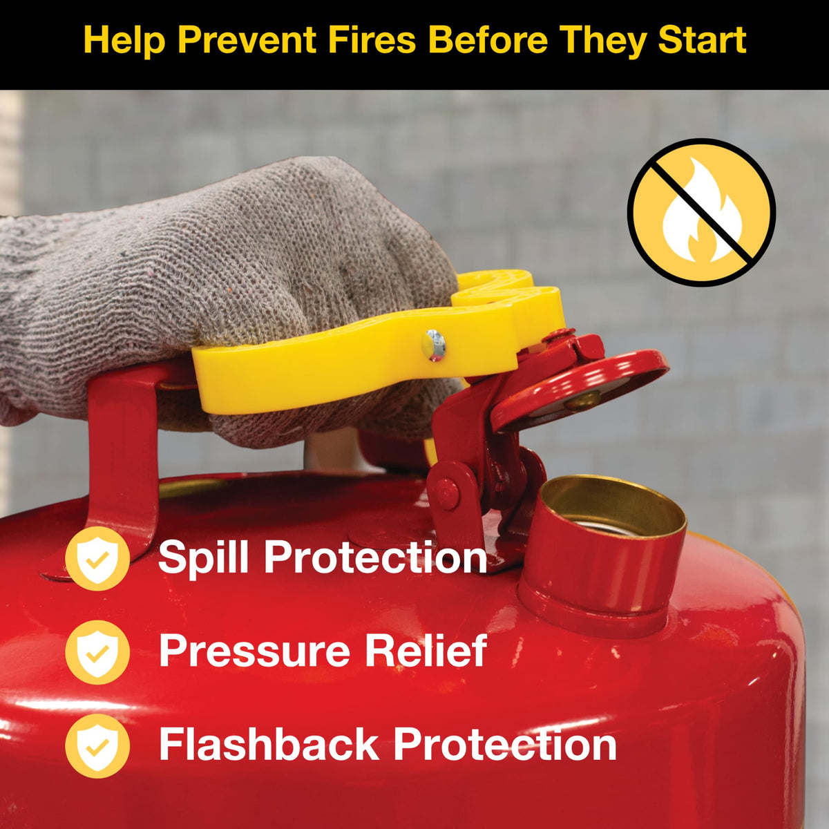 5 Gallon Type I Red Safety Gas Can J440952