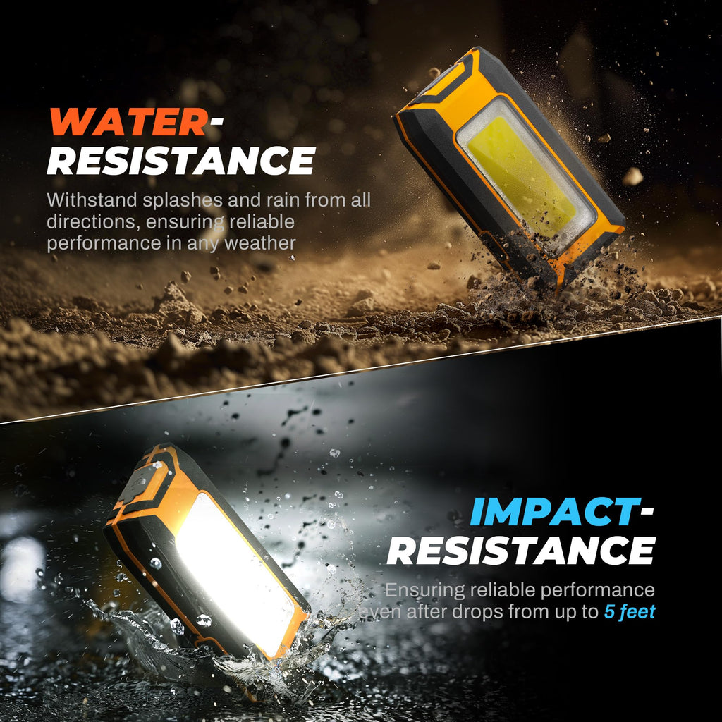 2-Pack LED Rechargeable Magnetic Work Light 1500 Lumens Y3511