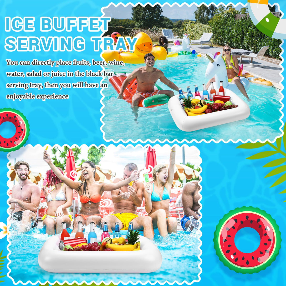 Inflatable Floating Serving Bar with Pump B771