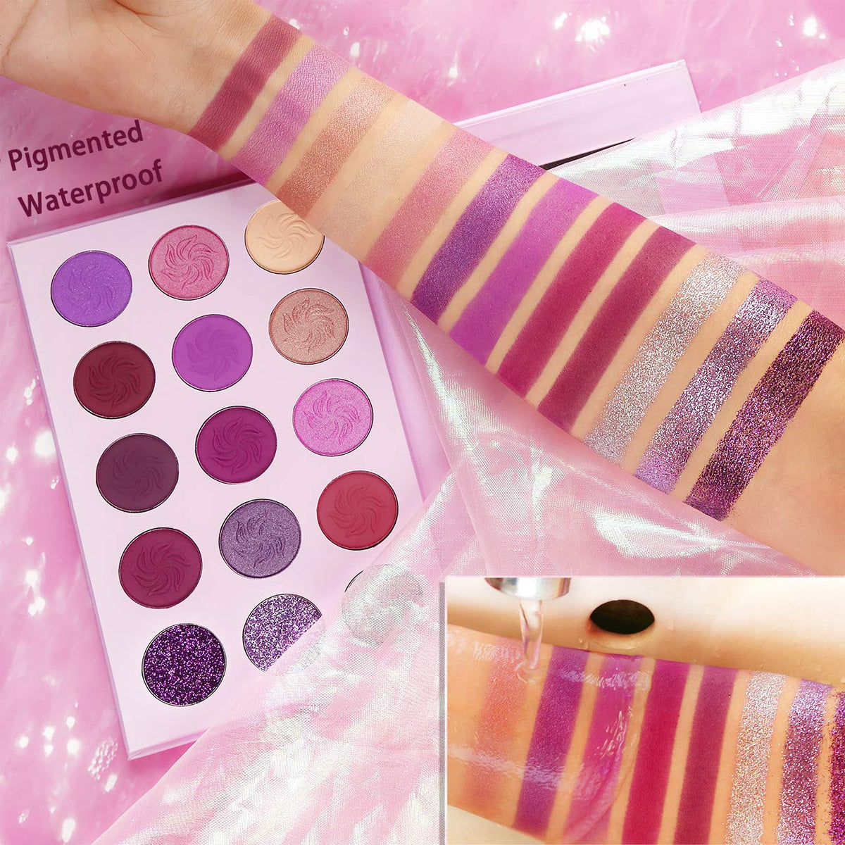Purple Pink Eyeshadow Palette H56870