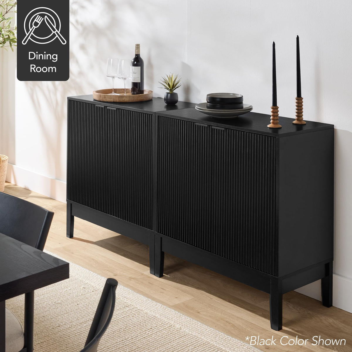 2-Door Storage Cabinet with Adjustable Shelves V7160