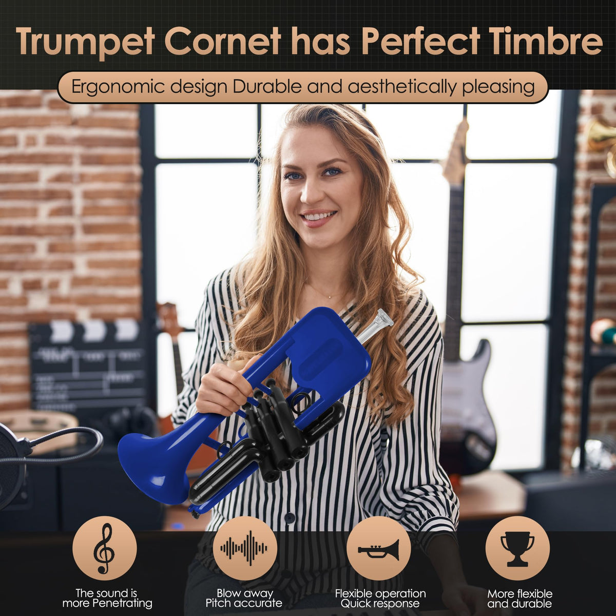 Plastic Bb Trumpet M3029